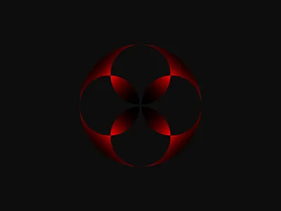 Circle Logo Dark Mode graphic design logo