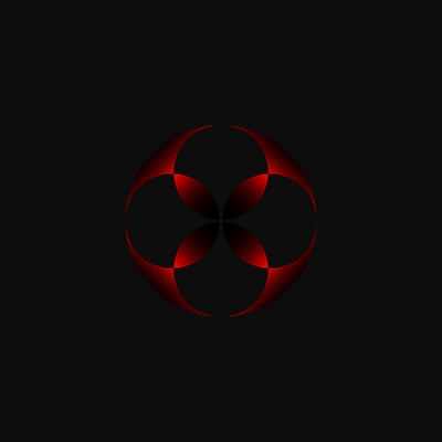 Circle Logo Dark Mode graphic design logo