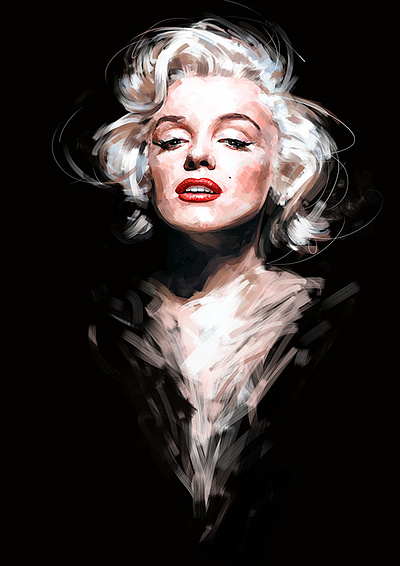 Marilyn design graphic design illustration