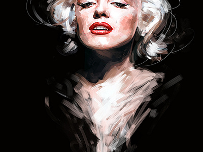 Marilyn design graphic design illustration