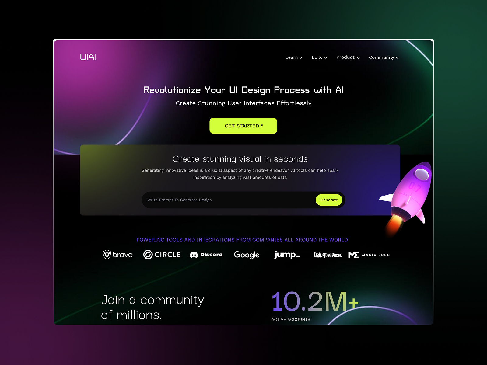 User Interface AI Generator by Rati Mgaloblishvili on Dribbble