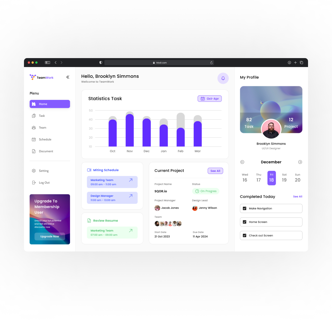 Teamwork - Work neatly and structured desian design logo ui uiux uiuxweb ux web webdesign website