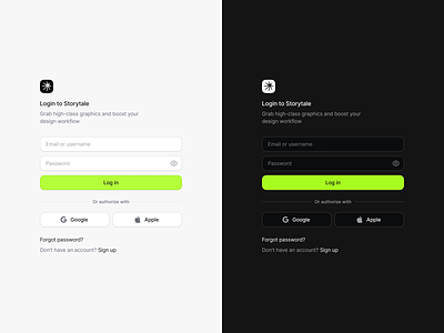 Login screen authorize craftwork design design system figma landing login onboardning sign up ui web website