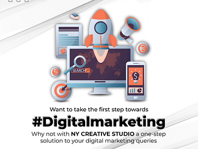 Digital Marketing Service branding brochures digital marketing digital marketing service graphic design illustration marketing social media marketing