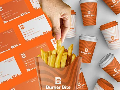 Branding/Logo design for Burger Bite b burger logo b letter logo brand identity branding burger craft burger design fast food food food branding graphic design growcase hamburger identity logo logo design logotype palette