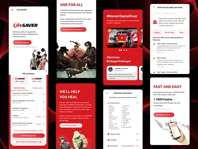 LifeSAVER Insurance - UIUX Design Redesign Exploration app application design designjam digital insurance dropdown gallery design graphic design indonesia insurance insurance design landing page product design purchase journey simulation slider ui uiux uiuxexploration ux web design