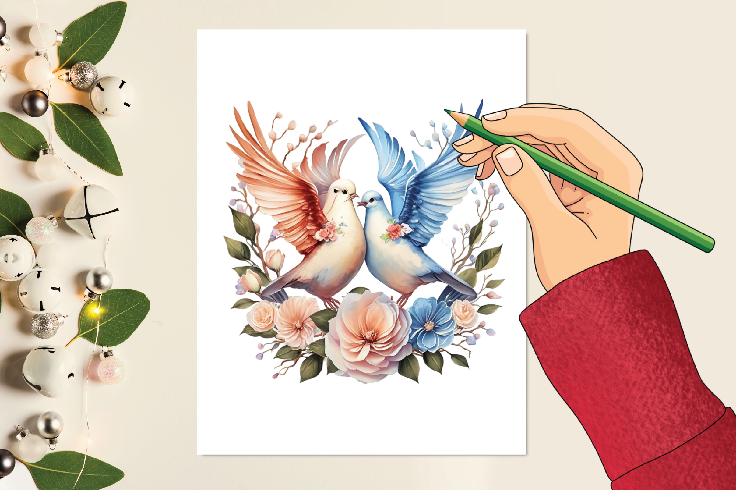 Watercolor Dove clipart by craftproduct on Dribbble