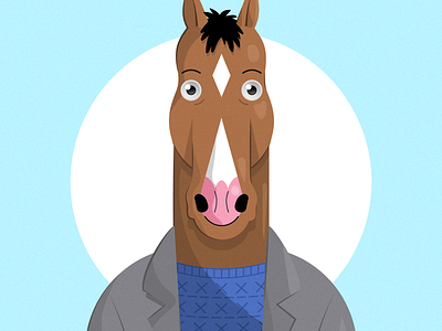 Bojack Horseman bojack bojackhorseman clean design flat graphic design illustration illustrator vector