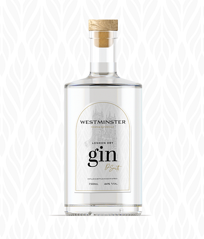 Westminster Gin - Label Design branding design graphic design label design package design