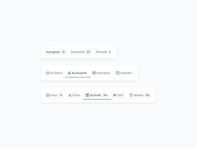 Tabs UI component | Detachless UI library component design design system detachless library navigation tabs ui