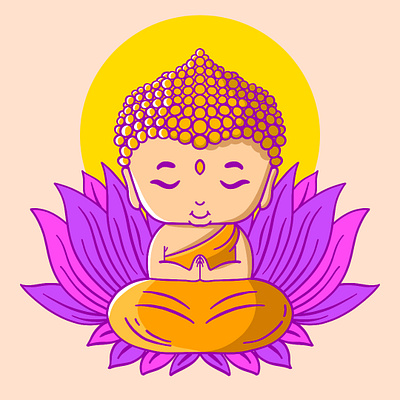 Little Buddha digitalart digitaldrawing illustration spirituality