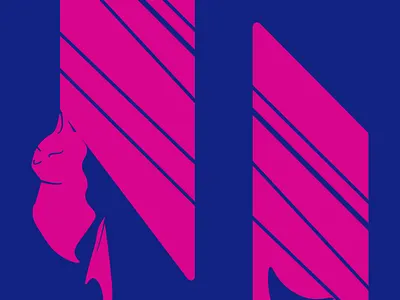 Cat and Sunset digitalart digitaldrawing illustration