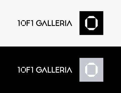 1OF1 GALLERIA - Jewerly Logo Design #1 abstract brand identity diamond diamonds elegance jewel jewelry letter logo logo design luxurious luxury modern