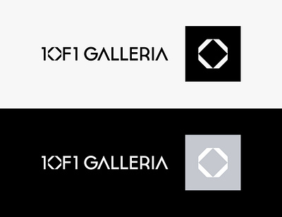 1OF1 GALLERIA - Jewerly Logo Design #3 abstract brand identity diamond elegance jewelry letter letters logo logo design luxurious luxury modern