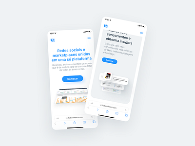 Hub Audience - Landing page design ui ui design ux website