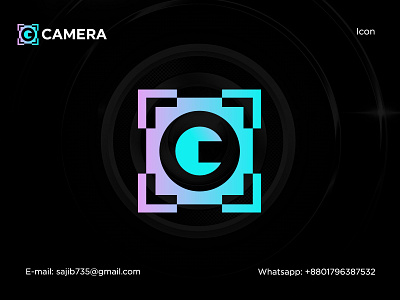 Camera | website, startup, app logo and icon design distinctive visual identity