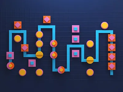 Harvard Business Review - Illustration (7) 3d 3dillustration artdirection balance colors design digitalart editorial illustration equlibrium illustration illustrator modeling photoshop shapes