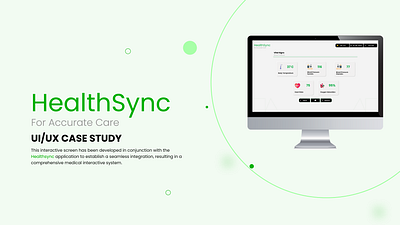 HealthSync - Medical Interactive System color scheme dashboard interaction design responsive design typography ui design user experience user interface ux design web design