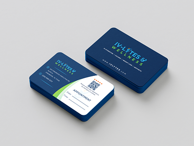 Business Card of IV-LYTES & Wellness business card business card design business card inspiration card creative business card elegant business card entry card eye catching business card free business card graphic design id card identity card design modern business card view card visiting card