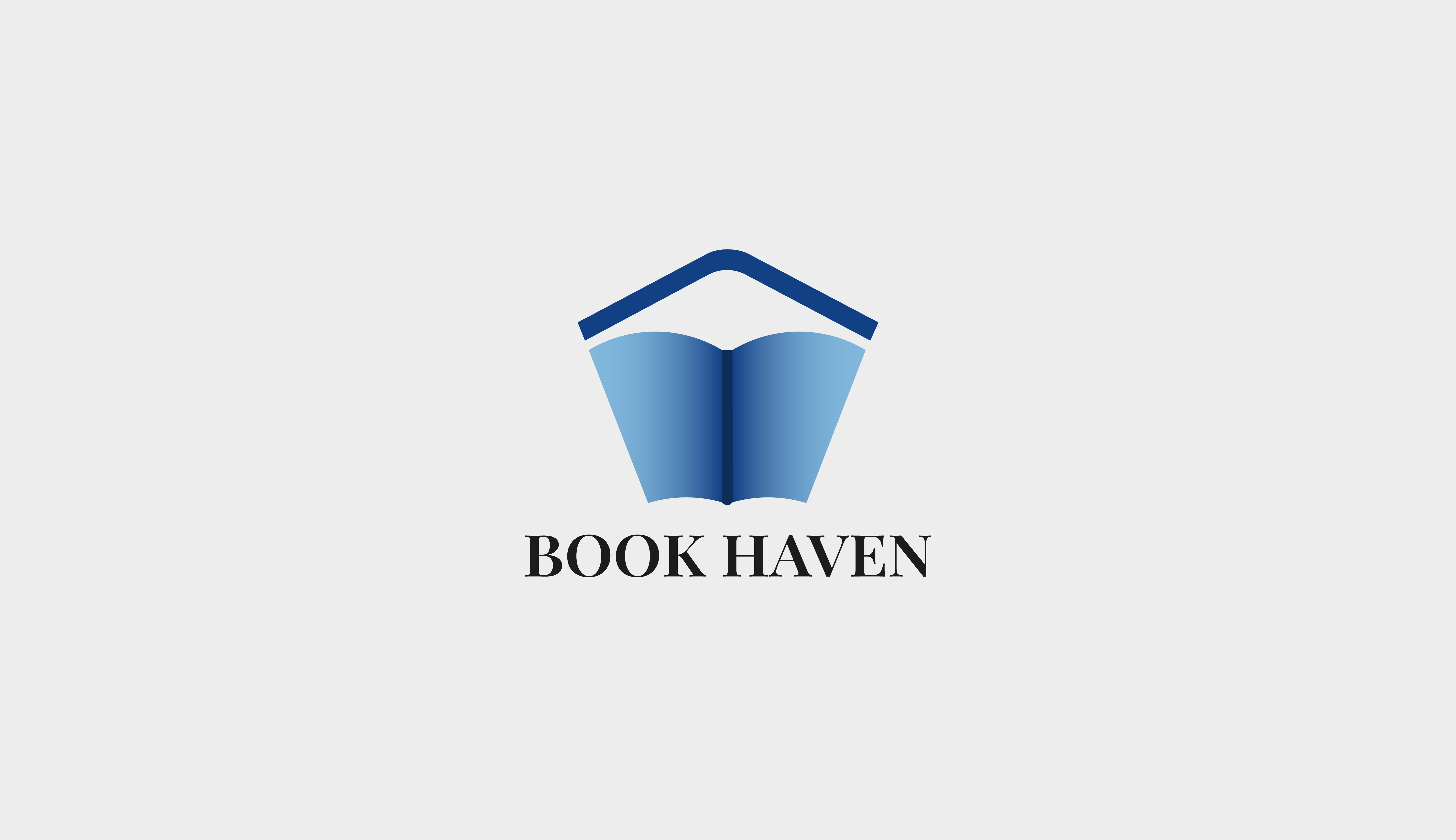 Book Haven - Book Store Logo & Brand Identity Design book shop brand identity branding graphic design logo logo design