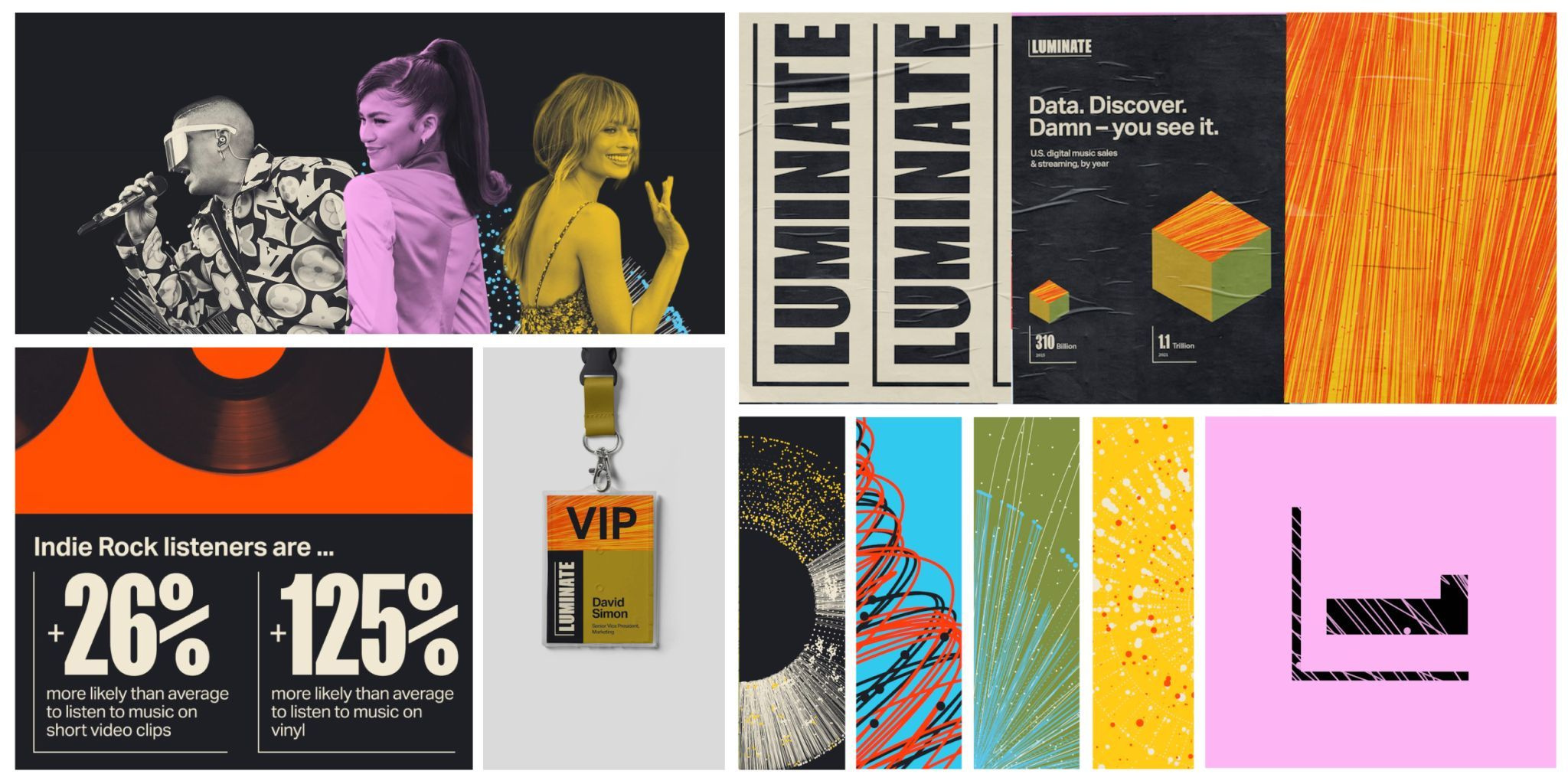 Luminate Rebrand 🔥 b2b b2b agency b2b branding brand design brand identity brand strategy branding design focus lab identity logo logo design music branding music industry