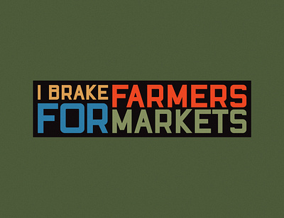Farmer's Market branding design graphic design illustration logo typography vector