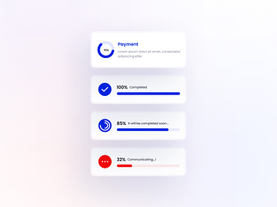 Your Progress Card UI Design cart design cart ui consept icon payment progress progress bar timeline