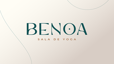 BENOA (yoga room) Resistencia, Chaco, Arg. branding illustration logo