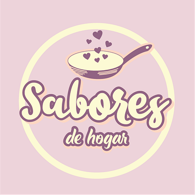 Logo sabores de hogar branding graphic design logo