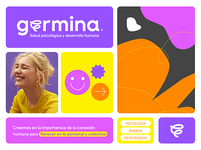 Germina - Branding adobe fonts branddesign branding design graphic design identity landing page vector