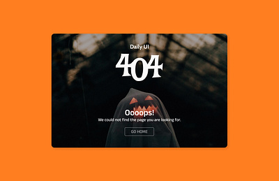 Daily UI _ 008 | 404 Page Design 404error bestdesign dailyui design halloweendesign innovationdesign interface reseach ui researchdesign uxdesign web