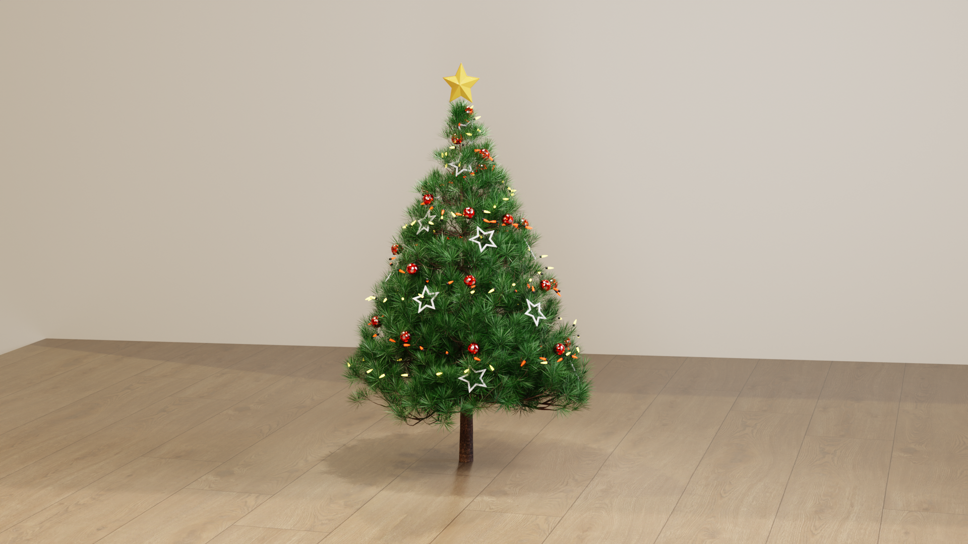 3D Christmas Tree 3d art c4d christmas design graphic design pine tree