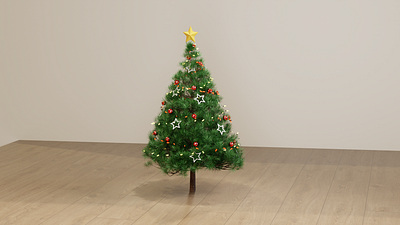3D Christmas Tree 3d art c4d christmas design graphic design pine tree