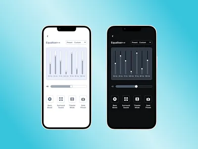 Equalizer equalizer mobile mobile ui ui user interface