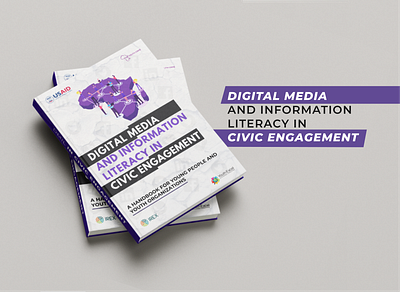 DMIL in Civic Engagement Handbook book book design book graphics branding graphic design handbook handbook design