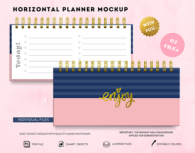 PLANNER MOCKUP agenda graphic design mockup mockup agenda mockup design notepad planner psd
