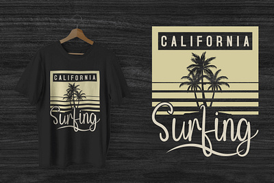 California Surfing T-shirt Design