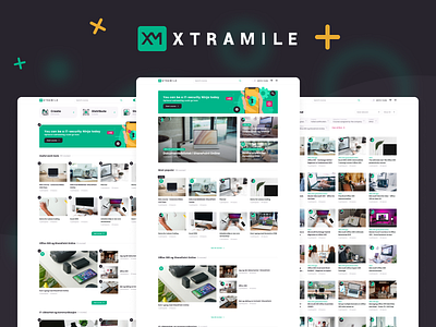 Xtramile - E-Learning Web App app design desktop app e learning education ui ui design ux ux design web app web design