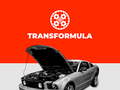 Tranformula [Automotive] adobe illustrator adobe photoshop automotive branding car car service cool logo graphic design logo logo design modern logo