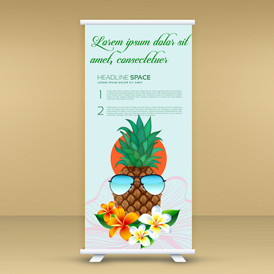 business banners with an abstract design animation graphic design