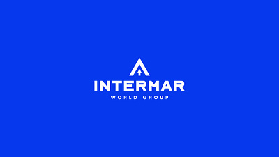 Intermar [Logistics] arrow logo arrow up logo brand identity branding graphic design intermarium logistics company logo logo logo design logotype world group logo
