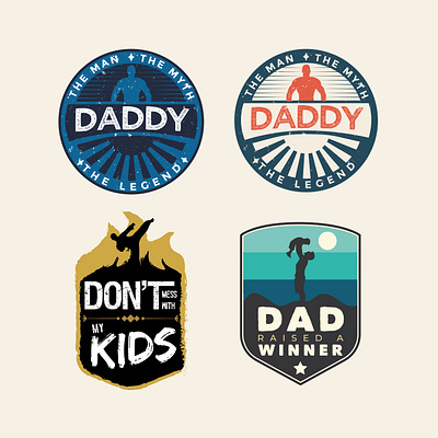 Dad shirt designs illustration logo shirt design vector