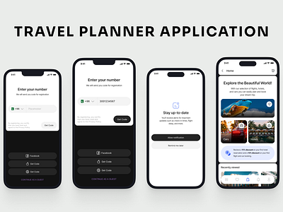 Travel Planner Mobile App mobileapplication mobiledesign planyourtravel tourplanner travel travelapplication travelwithus