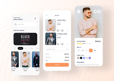 Fashion Store App analytics app app ui branding cards design fashion figma graphic design illustration logo store ui