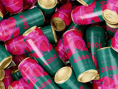 Visual Brand Identyti GOGO branding can graphic design identity illustration logo logotype raspberries vector