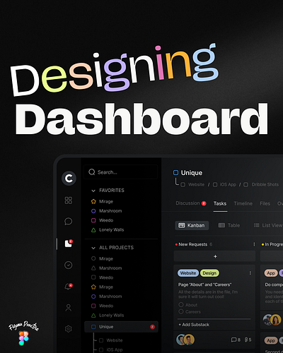 Designing a dashboard (Concept Design) 3d concept design dashboard design figma presentation product design spline ui uiux