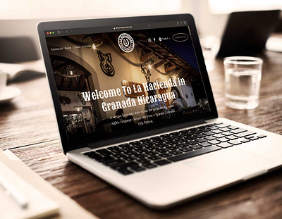 La Hacienda Granada graphic design squarespace design website design