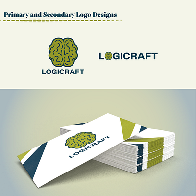 LOGICRAFT 🧠 adobe dimension adobe illustrator design fun design gradient colors logo design mockup quick design vector illustration