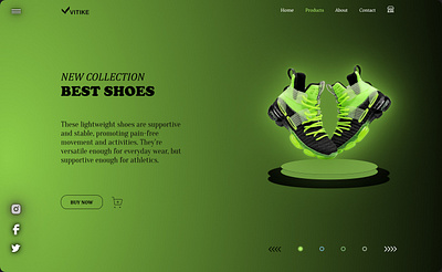 Sports shoes app figma