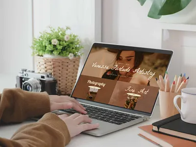 Vanessa Furtado Artistry design graphic design squarespace design website design